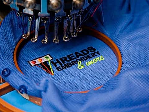 Нанесение вышивки на изделие