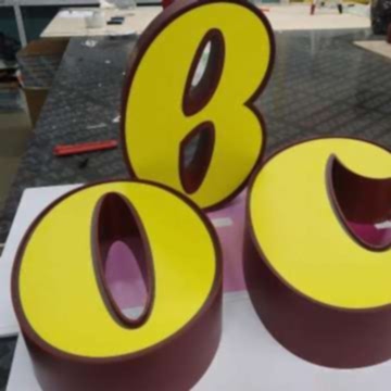 Изготовление объемных букв