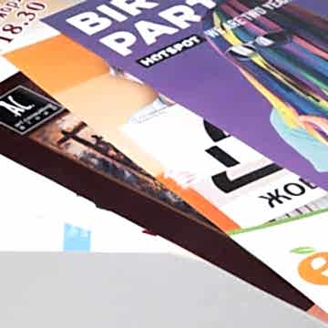 УФ печать на постерной бумаге