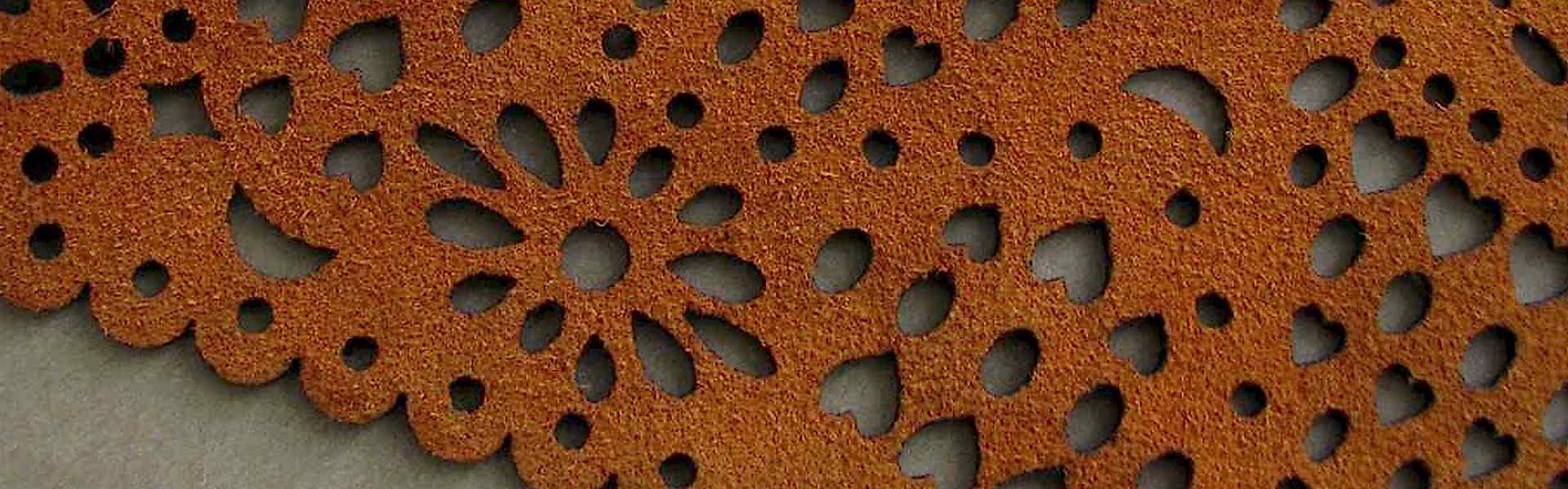 Лазерная резка кожи (ткани)