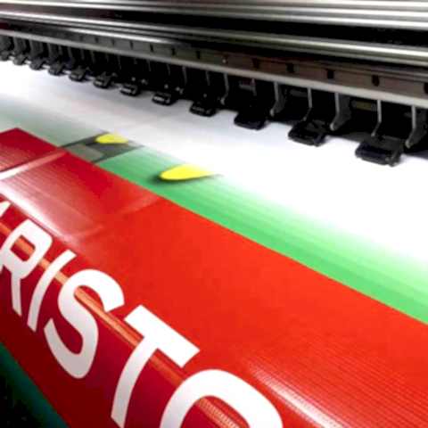 Печать на баннере