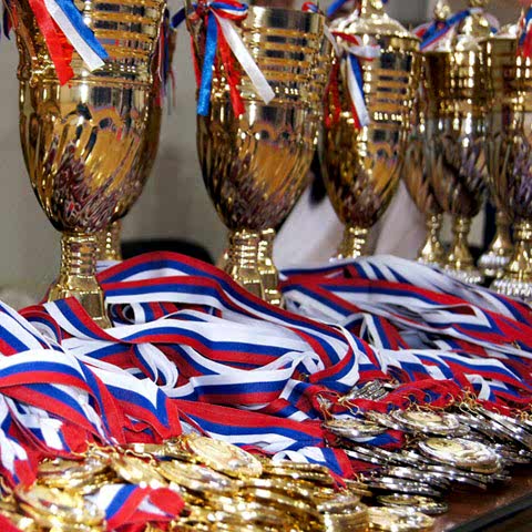 Кубки, наградные статуэтки, медали